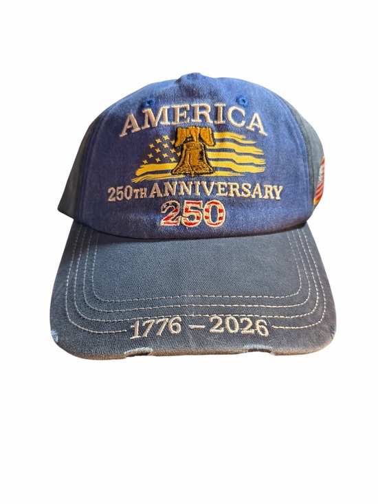 Other - NWT America 250th Anniversary Semiquincentennial Hat 1776-2026 Distressed Blue